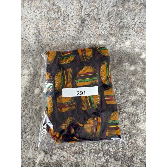 NEW LulaRoe Sz XS Oversized CheeseBurger Irma Print Top Quirky Funny Tunic Shirt - Picture 10 of 10